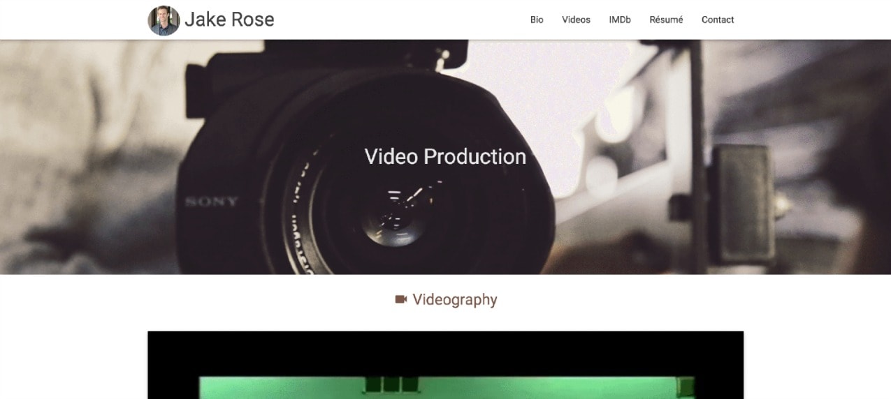 Web Design and Development for Jake Rose Client